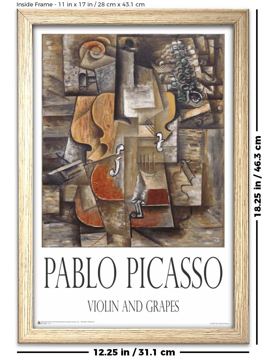 Amazon.com: Violin and Grapes - by Pablo Picasso - Poster - 11